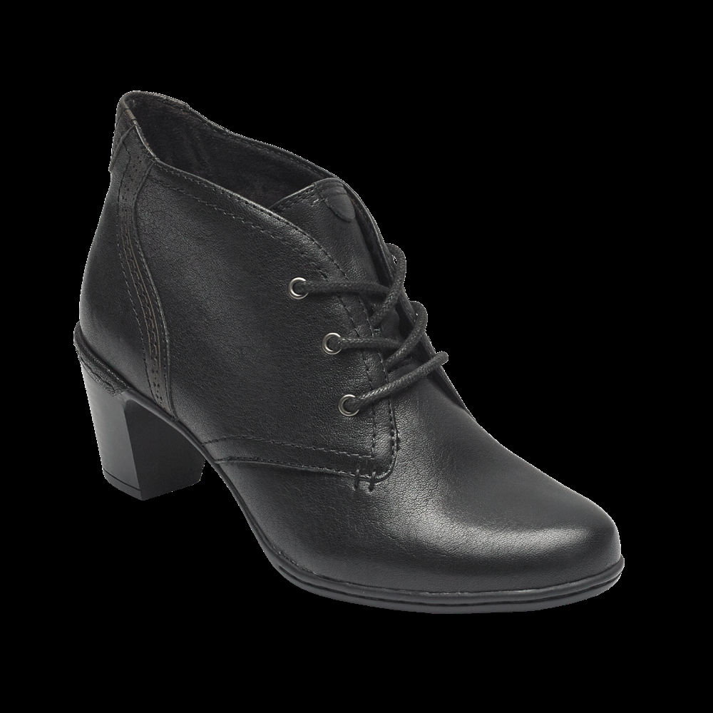 Rockport Støvler Dame Svart - Cobb Hill Rashel Chukka - HTPF09583